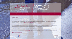 Desktop Screenshot of koeln-podologie.de